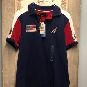 Boys USA Nautica Polo